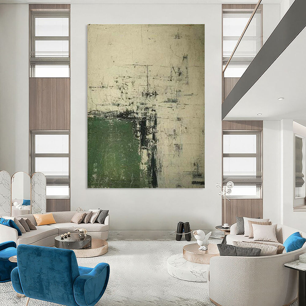 Minimalist Abstract Art for Scandinavian Home Office Focus Zones DLZ0262