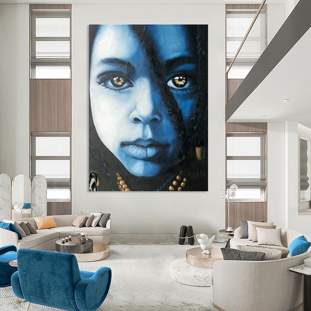 Portrait Oil Painting for Cultural Art Exhibition & Personal Home Family Room DLZ1609