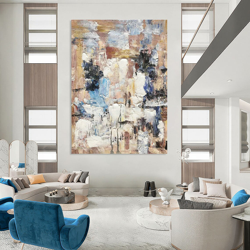Color - Blended Abstract Art for Bohemian Café & Creative Studio DLZ1310