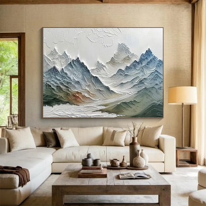 3D Mountain Relief Art for Grand Foyer with Nature Vibe DLZ2837