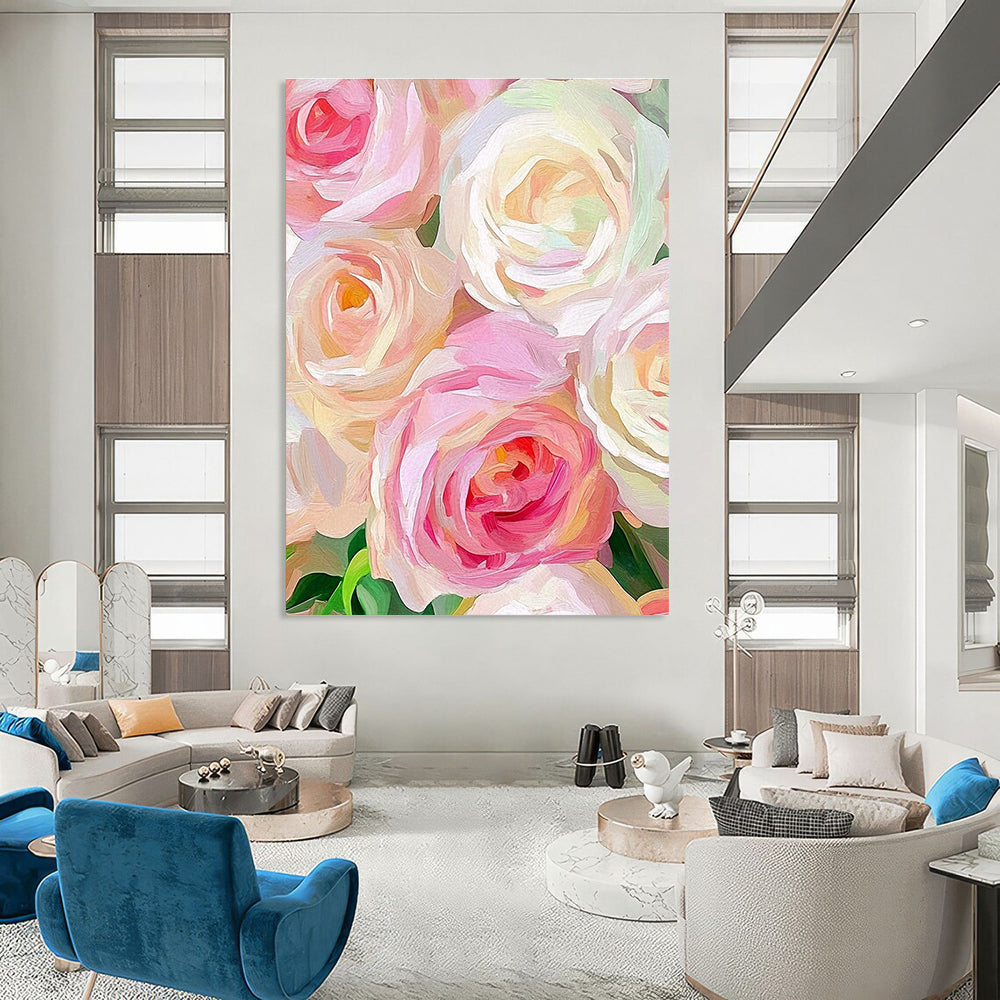 Pastel Rose Bouquet for Romantic Wedding Venue & Feminine Boudoir STSC944