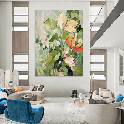 Light - Color Floral Art for Garden - Themed Café Outdoor Seating DLZ0227