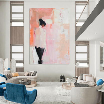 Pink - Orange Figure Art for Bedroom & Hallway DLZ0339
