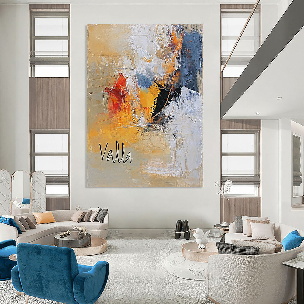 Valla's Abstract for Modern Art Studio & Sophisticated Home Office STSC580