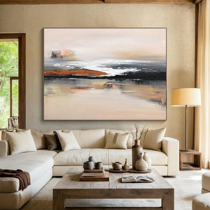Minimalist Coastal Art for Beach House Bedroom Accent Walls DLZ3298