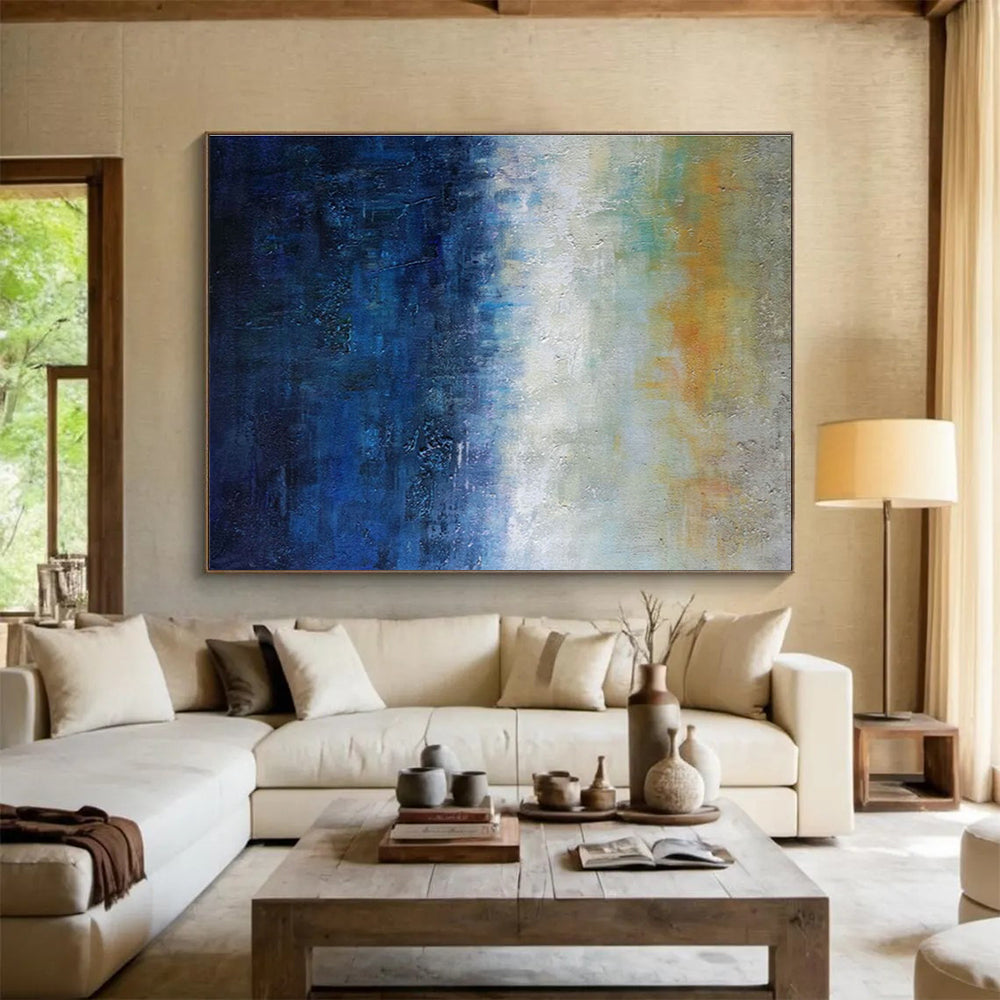 Gradient Abstract Art for Contemporary Hotel Lobby Waiting Areas DLZ3238