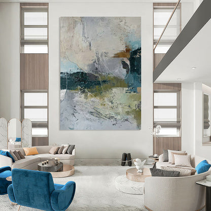 Subtle Color - Block Abstract Art for Bedroom & Office DLZ0399