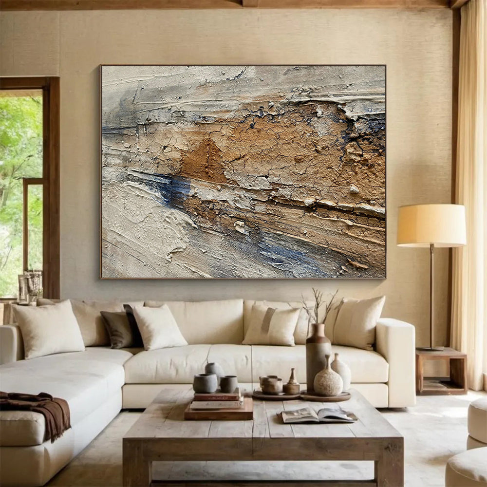 Cracked Texture Abstract for Rustic - Inspired Galleries DLZ2468