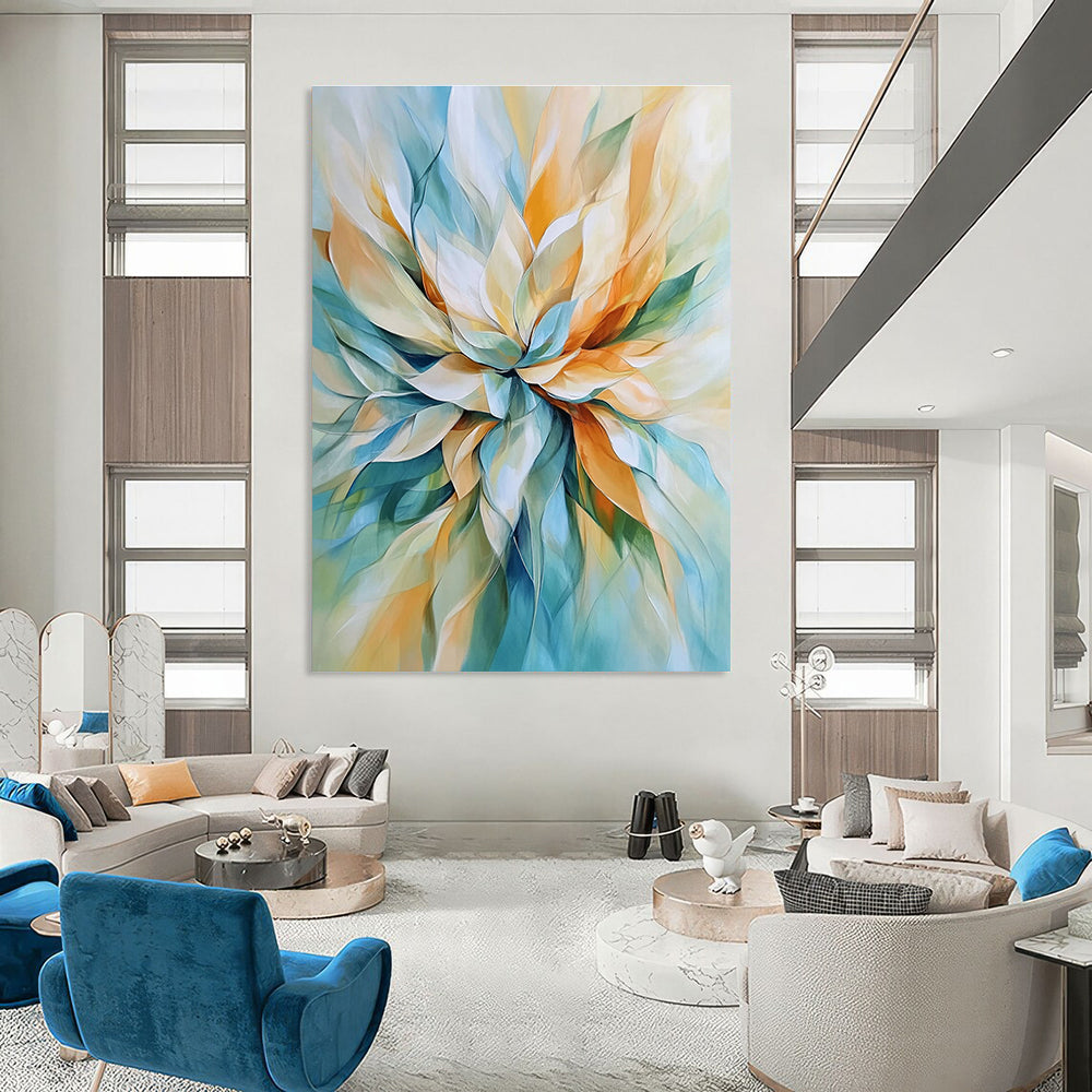 Abstract Flower Art for Bedroom & Living Room STSC670