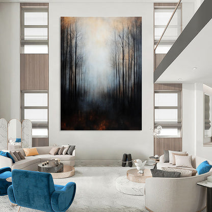 Eerie Dark Forest Art for Study & Cinema Room STSC061