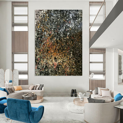 Colorful Textured Abstract Art for Bohemian - Inspired Home & Vibrant Art Café DLZ0758