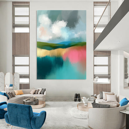 Pastel Landscape for Boutique Hotel & Café STSC107
