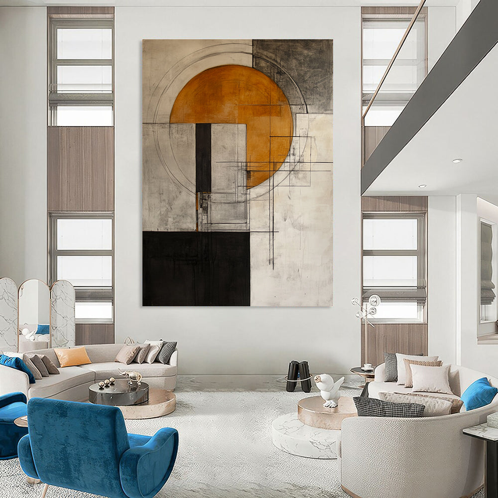 Geometric Abstract Art for Studio & Hallway STSC661