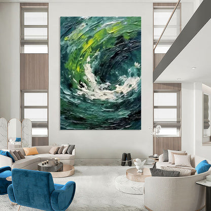Abstract Swirl Art for Modern Art Gallery & Coastal Spa Retreat DLZ1412