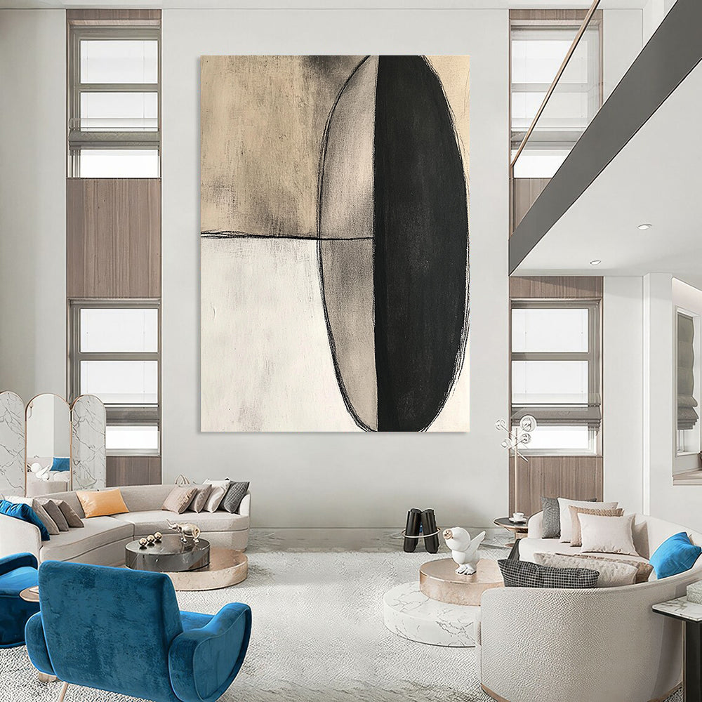 Minimalist Shape Art for Gallery & Lounge STSC663