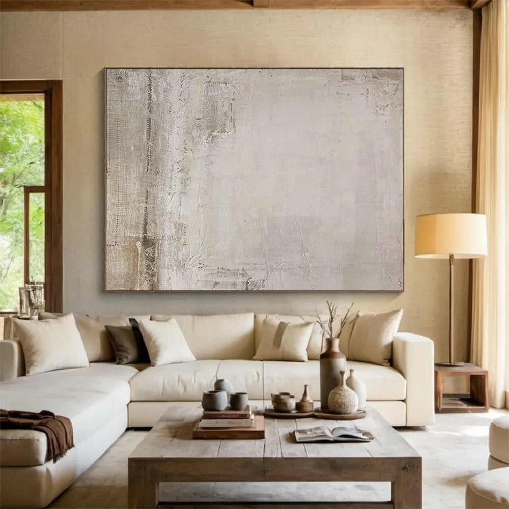 Beige Retro Abstract for Industrial - Style Cafés DLZ2467