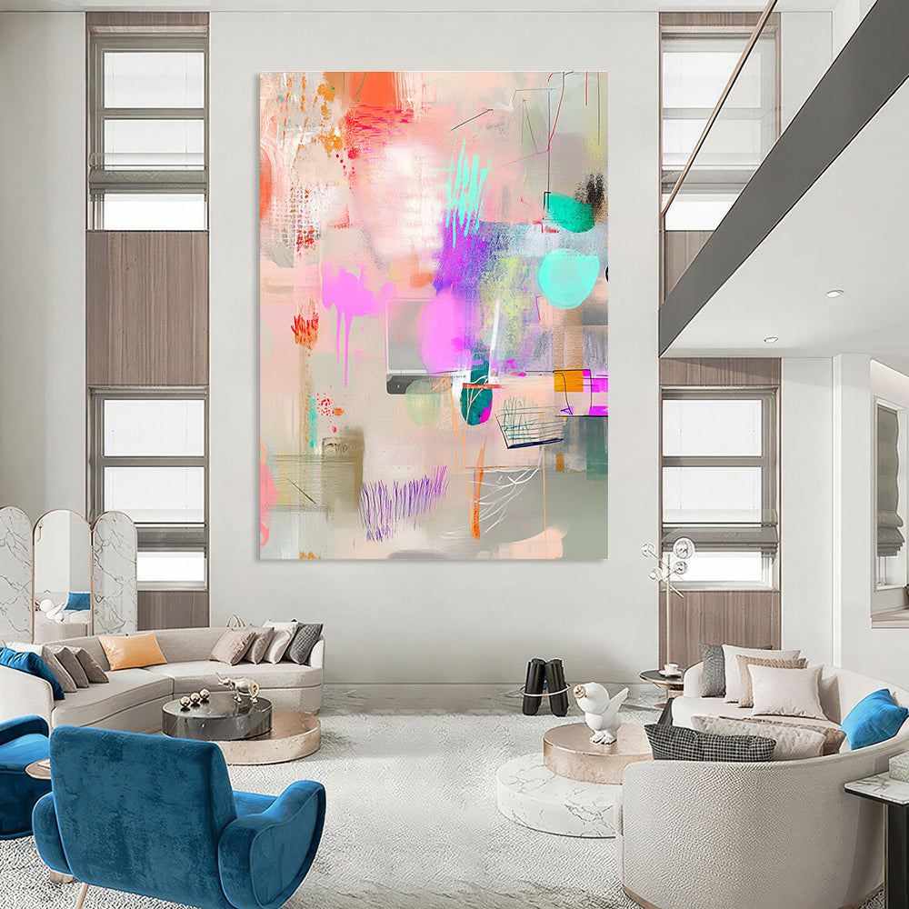 Autumnal Birch Trees Art for Cozy Living Room & Nature Gallery STSC1025