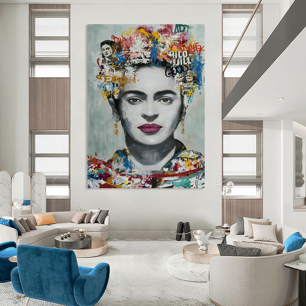 Collage - Style Portrait Art for Bohemian Gallery & Creative Studio DLZ2095