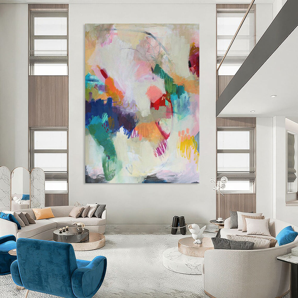 Colorful Abstract Art for Creative Agency Meeting Rooms DLZ0149