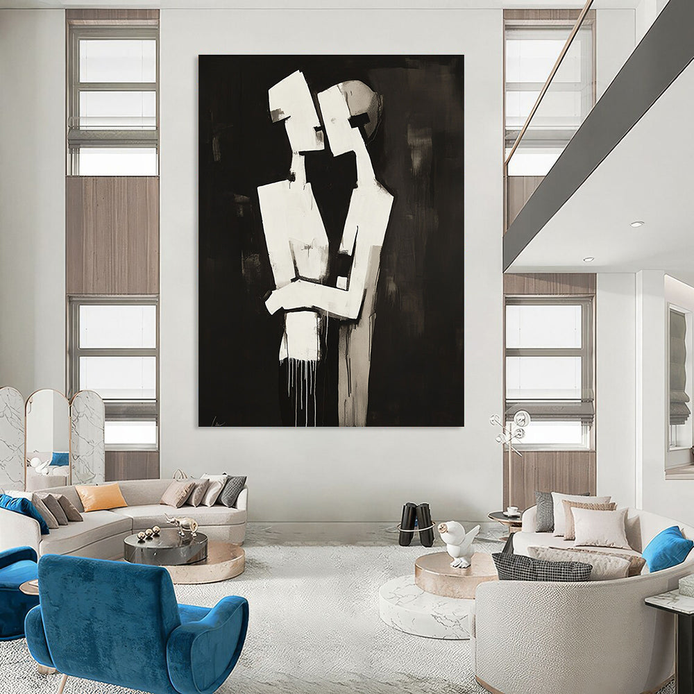 Emotional Minimalist Art for Couple’s Retreat & Art Gallery STSC024