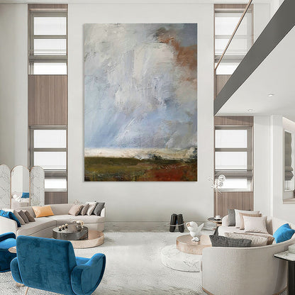 Textured Landscape Art for Countryside Inn & Nature - Lover's Home DLZ2047