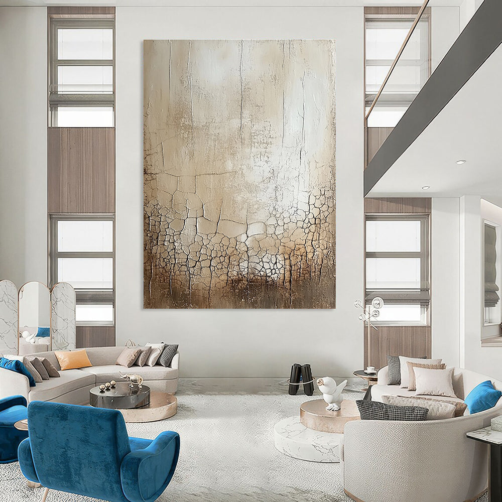 Crackled Texture Abstract for Industrial - Style Loft & Art Gallery STSC292