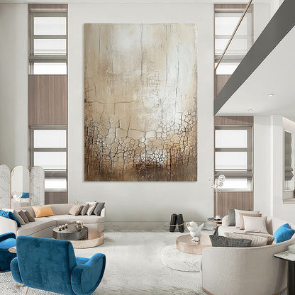 Crackled Texture Abstract for Industrial - Style Loft & Art Gallery STSC292