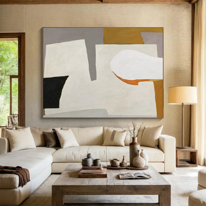 Minimalist Color - Block Abstract Art for Minimalist Home Office DLZ2961
