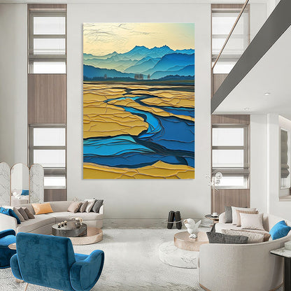 Layered Landscape Art for Modern Art Museum & Dreamy Home Balcony STSC1438