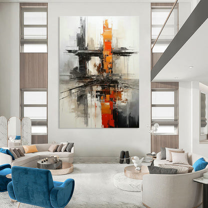 Urban Abstract Art for Modern Loft Office Meeting Spaces DLZ0273