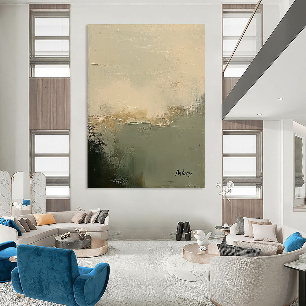 Subtle Tone Abstract for Serene Meditation Space & High - End Wellness Center STSC799