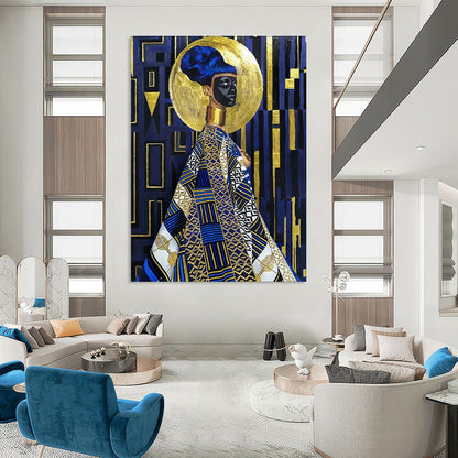 African - Inspired Figure Art for Cultural Center & Ethnic - Style Boutique DLZ2324