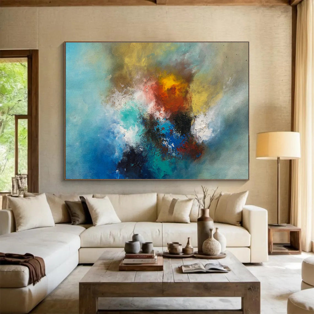 Color - Blending Abstract Art: Craft a Romantic Bedroom Retreat DLZ2386