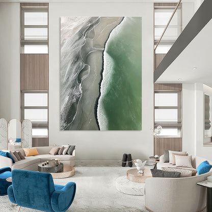 Detailed Beach Aerial View for Modern Home Office & Beachfront Property Gallery STSC529