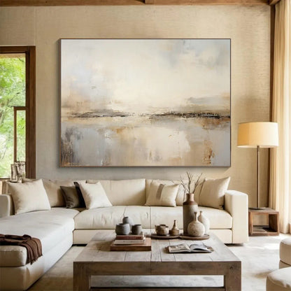 Light - Color Abstract Sea View for Minimalist Bedroom DLZ3007