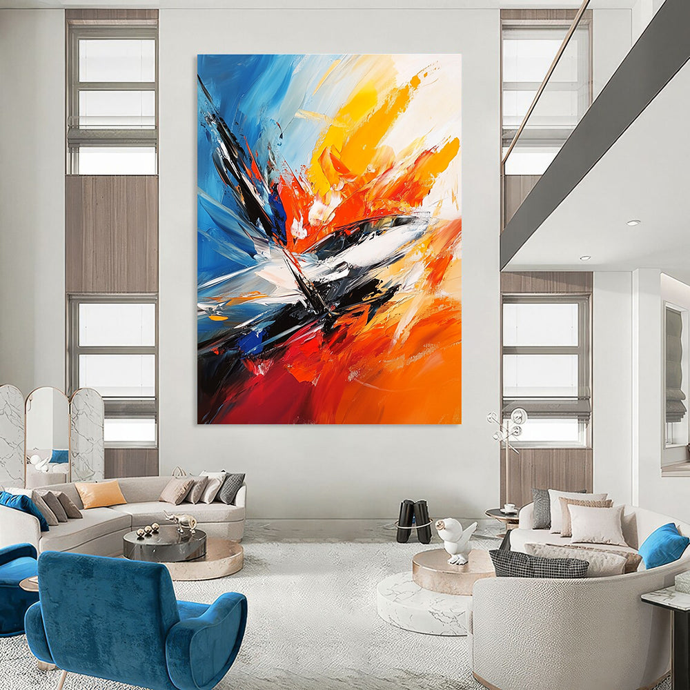 Dynamic Colorful Abstract Art for Studio & Lounge STSC703