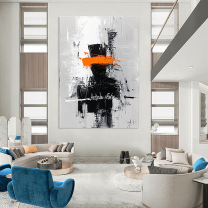 Abstract Figure with Orange Band for Inspirational Office & Avant - Garde Art Space STSC227