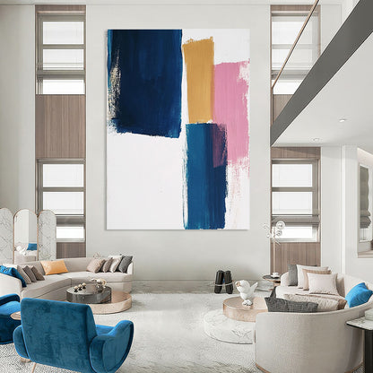 Colorful Abstract Blocks Art for Creative Studio & Playful Kids’ Room STSC1343