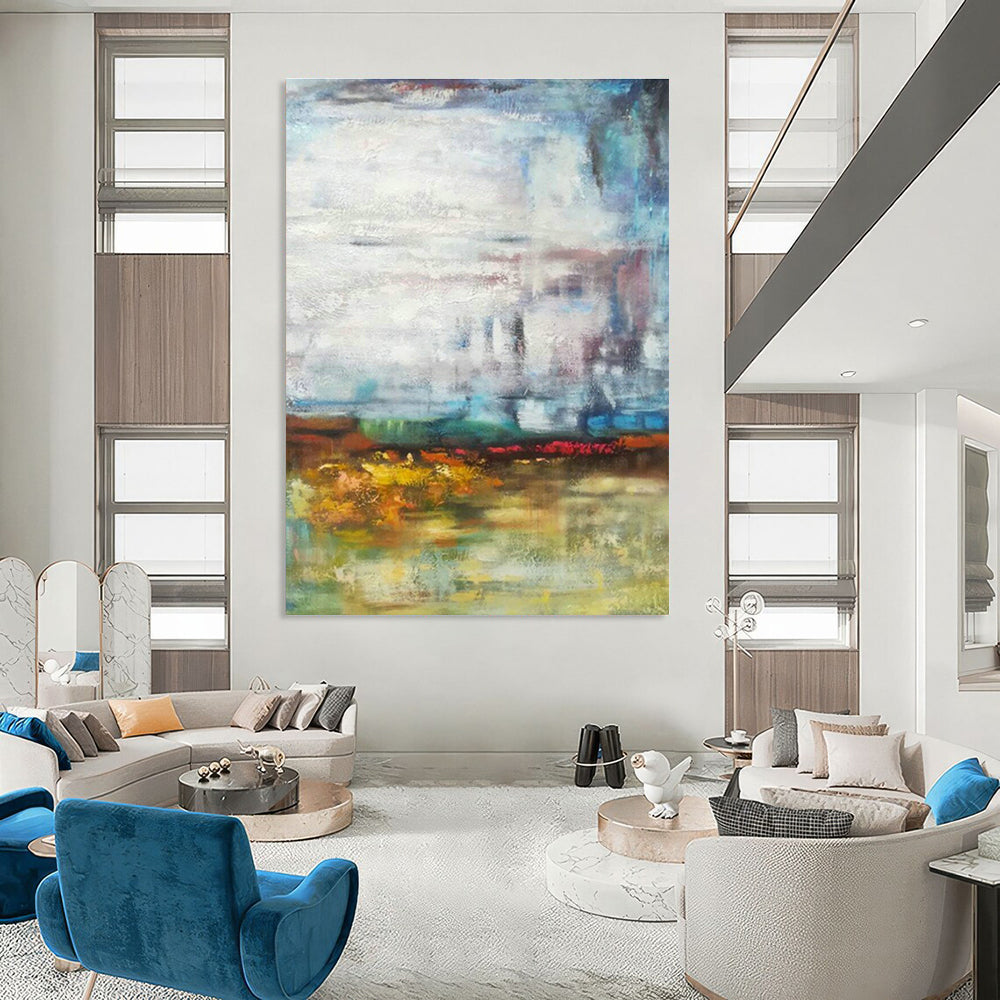 Colorful Landscape - inspired Abstract for Garden Home & Restaurant DLZ0576