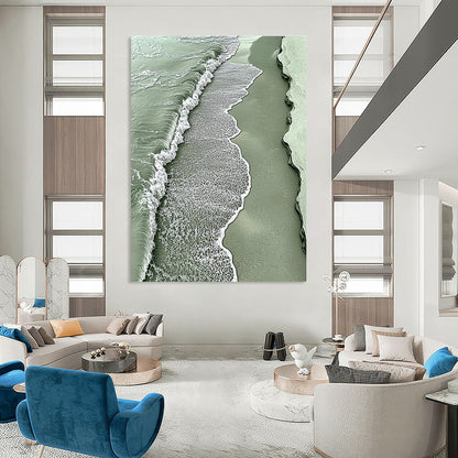 Aerial View of Green Waves for Nature - Inspired Home & Eco - Friendly Boutique STSC533
