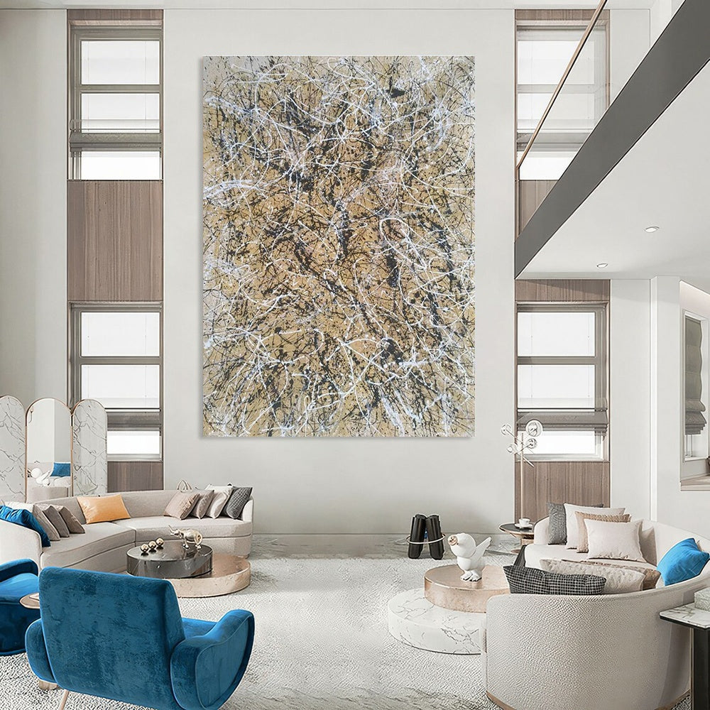 Tangled Lines Abstract Art for Studio & Creative Space DLZ2274