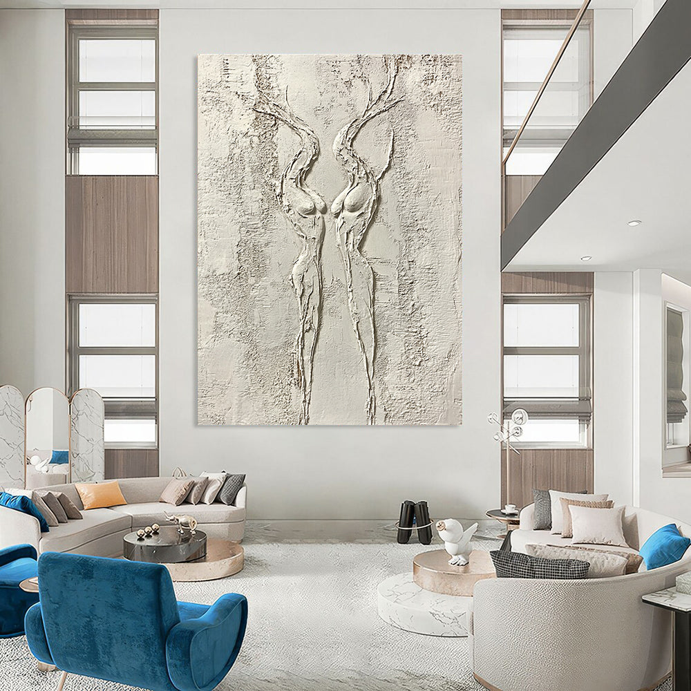 Textured Female Forms for Feminine Art Gallery & Modern Spa STSC978