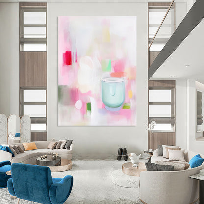 Pastel Abstract with Cup for Cozy Coffee Shop & Light - Filled Bedroom STSC1200
