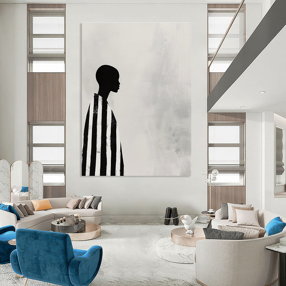 Silhouette with Stripes for Fashion Boutique & Urban Loft STSC1079