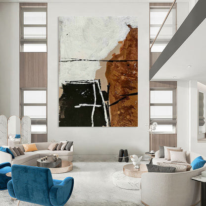 Bold Mixed - Tone Abstract Art for Industrial Loft & Creative Studio DLZ2014