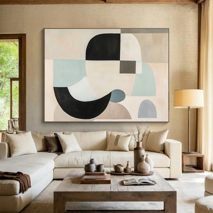 Monochrome Horizon: Ideal for Minimalist Living & Art Gallery Displays SC510