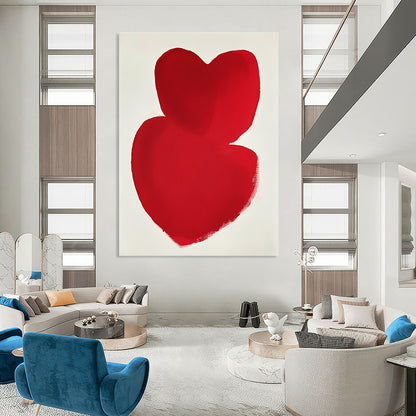 Double Red Hearts for Romantic Dining Room & Valentine’s Day Decor STSC1192