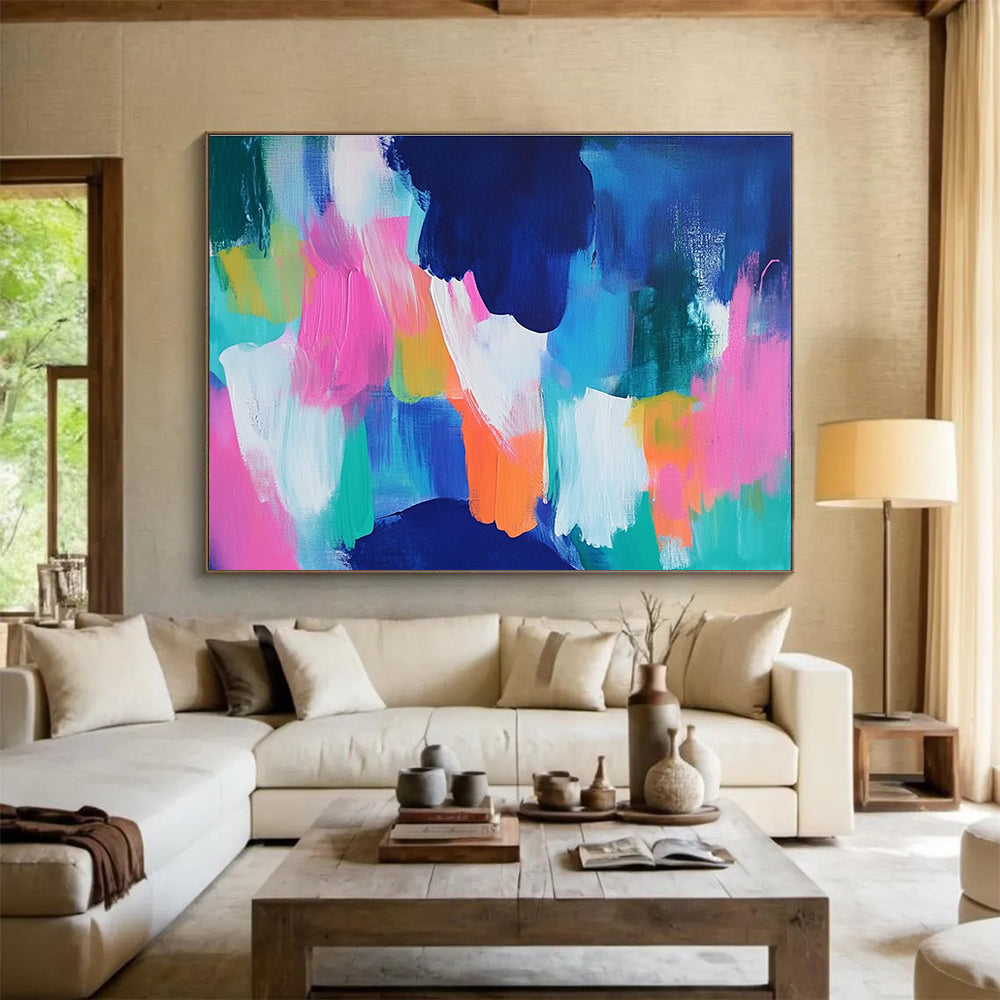 Lively Abstract Art for Creative Studio & Modern Café SC562