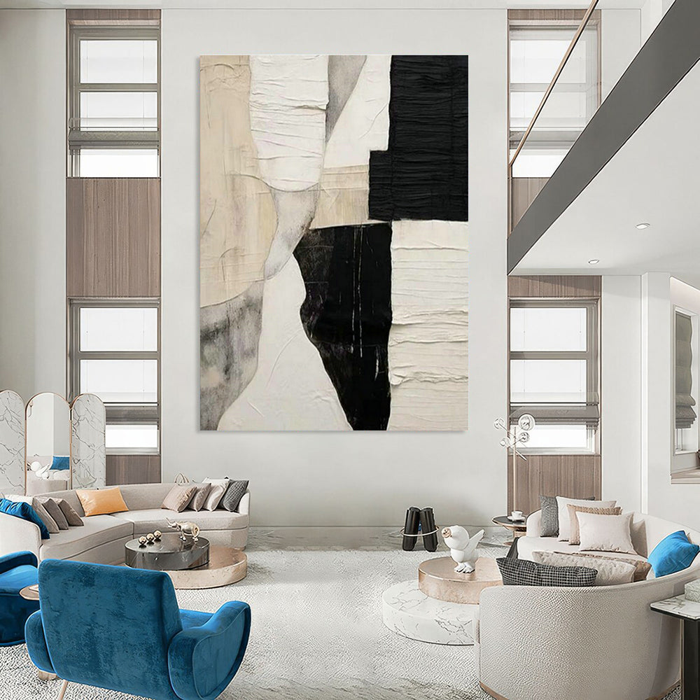 Collage - Texture Art for Modern Home Office Accent Walls DLZ0250