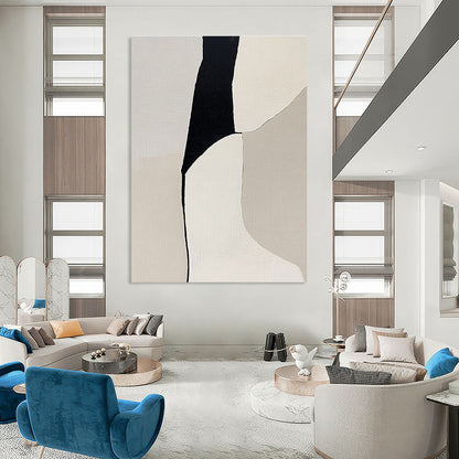 Monochrome Geometric Abstract for Industrial - Chic Loft & Architectural Studio STSC792